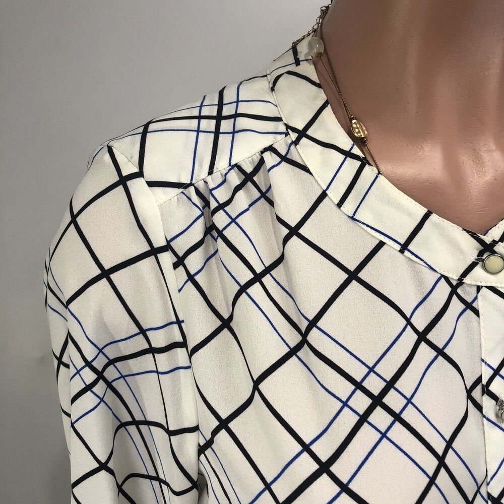 212 Collection Women Small Dress Shirt Bottoms Down Blouse Long Bottoms Casual - Picture 11 of 16